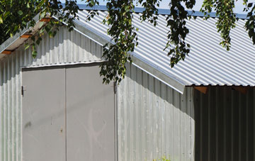 repairing Frostenden Corner metal garage roofing
